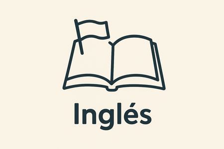un libro con un texto abajo que dice ingles
